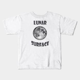 lunar surface Kids T-Shirt